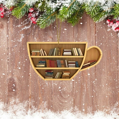 TALKVE Simple lightweight and wear resistant Book Lovers Heart Shaped Bookshelf Pendant Acrylic Ornament
TALKVE Simple lightweight and wear resistant Book Lovers Heart Shaped Bookshelf Pendant Acrylic Ornament