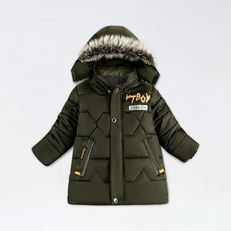 Infant Baby Boys Winter Down Jacket Fashion Warm Woolly Hooded Cotton-padded Clothes Cute Thick Zipper Jacket Down Jacket
Infant Baby Boys Winter Down Jacket Fashion Warm Woolly Hooded Cotton-padded Clothes Cute Thick Zipper Jacket Down Jacket