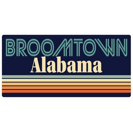 Broomtown Alabama 5 x 2.5-Inch Fridge Magnet Retro Design