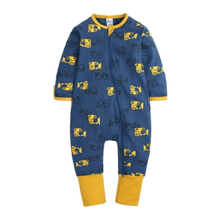 Dadaria Baby Boys Girls Clothes Newborn 3M-3T Newborn Long Sleeve Cartoon Print Romper Jumpsuit Outfits Blue 90 Toddler
Dadaria Baby Boys Girls Clothes Newborn 3M-3T Newborn Long Sleeve Cartoon Print Romper Jumpsuit Outfits Blue 90 Toddler