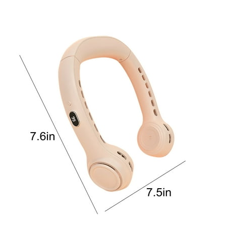 ZKCCNUK Portable Neck- Fan Hands Free Bladeless Fan 4000 MAh Battery Operated Wearable Personal Fan Leafless Rechargeable Headphone Design USB Powered Desk Fan on Clearance
ZKCCNUK Portable Neck- Fan Hands Free Bladeless Fan 4000 MAh Battery Operated Wearable Personal Fan Leafless Rechargeable Headphone Design USB Powered Desk Fan on Clearance