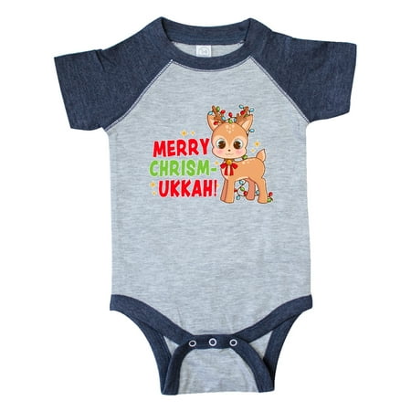 Inktastic Merry Chrismukkah Cute Baby Reindeer with Lights Gift Baby Boy or Baby Girl Bodysuit
Inktastic Merry Chrismukkah Cute Baby Reindeer with Lights Gift Baby Boy or Baby Girl Bodysuit