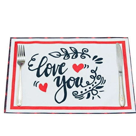 Promotions! Valentine s Day Tea Coffee Cup Pad Placemats Heat Resistant Anti Slip Drink Cup Coaster for Dining Table Kitchen Accessories
Promotions! Valentine s Day Tea Coffee Cup Pad Placemats Heat Resistant Anti Slip Drink Cup Coaster for Dining Table Kitchen Accessories