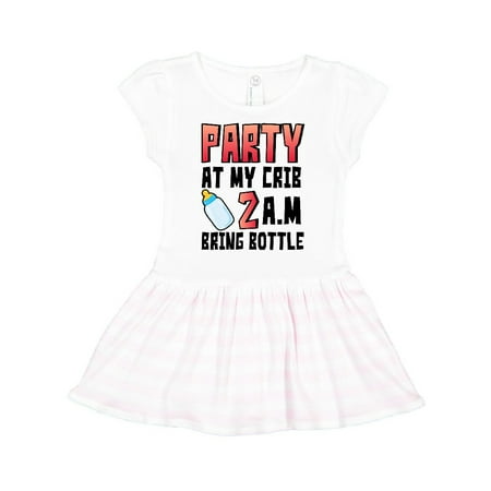 Inktastic Party at My Crib 2 a.m. Bring Bottle Baby Humor Gift Toddler Girl Dress
Inktastic Party at My Crib 2 a.m. Bring Bottle Baby Humor Gift Toddler Girl Dress