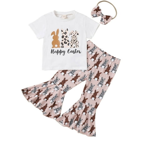 Wiueurtly Toddler Girls Easter Short Sleeve Cartoon Rabbit Printed T Shirt Pullover Tops Bell Bottoms Pants Headbands Kids Outfits 7 Yr Girl Clothes
Wiueurtly Toddler Girls Easter Short Sleeve Cartoon Rabbit Printed T Shirt Pullover Tops Bell Bottoms Pants Headbands Kids Outfits 7 Yr Girl Clothes