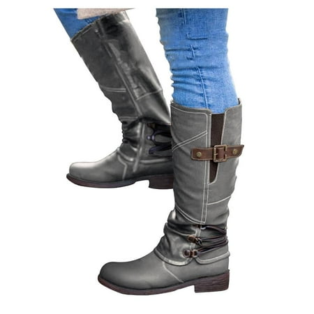 EQWLJWE 2022 Booties for Women s Ladies Fashion Casual Square Heels Long Ankle Boots Slip On Shoes Deals Discount Clearance
EQWLJWE 2022 Booties for Women s Ladies Fashion Casual Square Heels Long Ankle Boots Slip On Shoes Deals Discount Clearance