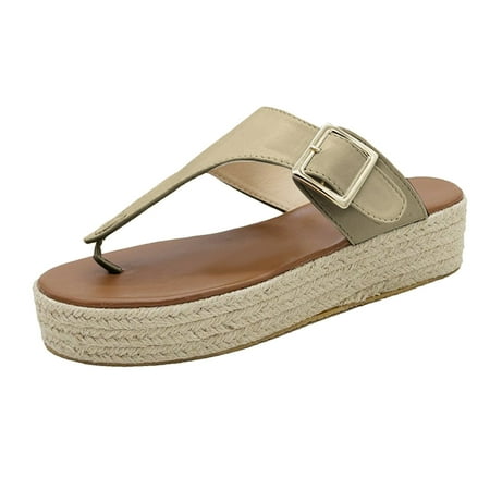 womens beach shoes Fashion Women s Casual Shoe Breathable Leisure Thick-soled Pure Color Slippers Pu Gold
womens beach shoes Fashion Women s Casual Shoe Breathable Leisure Thick-soled Pure Color Slippers Pu Gold