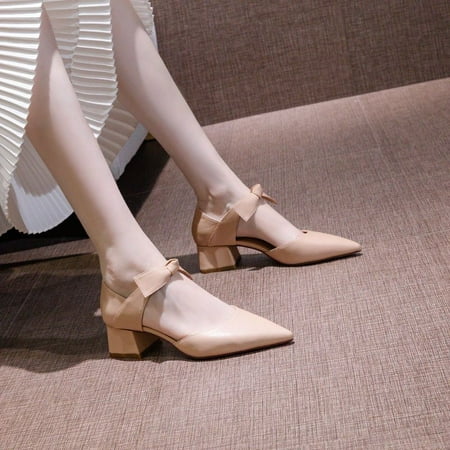 Women‘s Shoes New Fashionable Pointed Hollow Bow 5cm High Heels Female Students Thick Heel Sexy Fashion Single-layer Shoes
Women‘s Shoes New Fashionable Pointed Hollow Bow 5cm High Heels Female Students Thick Heel Sexy Fashion Single-layer Shoes
