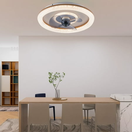 Wuzstar 18.5 Modern Crystal Ceiling Fan with Light Reversible Motor LED Ceiling Lights with Fan Remote Control 6 Wind Speed
Wuzstar 18.5 Modern Crystal Ceiling Fan with Light Reversible Motor LED Ceiling Lights with Fan Remote Control 6 Wind Speed