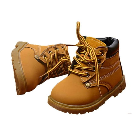 Jygee Children Autumn Winter Warm Boots High Ankle Shoes Sports Snowboots for Boys and Girls