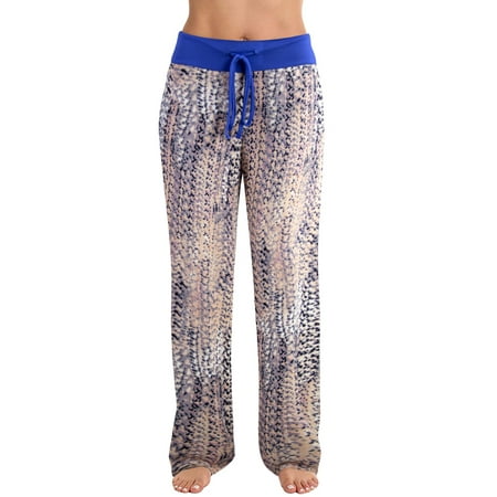 Doublju Women s High Waist Casual Drawstring Wide Leg Pajama Pants