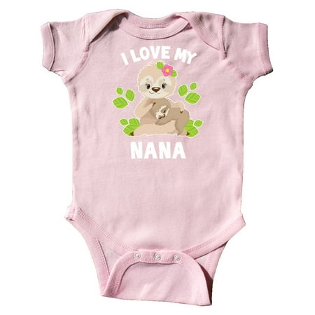 Inktastic Cute Sloth I Love My Nana with Green Leaves Gift Baby Boy or Baby Girl Bodysuit
Inktastic Cute Sloth I Love My Nana with Green Leaves Gift Baby Boy or Baby Girl Bodysuit