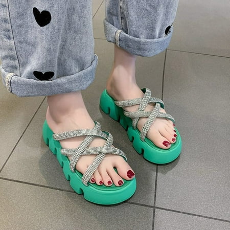 Kayannuo Womens Sandals Clearance Womens Fashion Women s Summer Flip-flop Sandals Platform Slippers Bright Drill Shoes Gifts for Women
Kayannuo Womens Sandals Clearance Womens Fashion Women s Summer Flip-flop Sandals Platform Slippers Bright Drill Shoes Gifts for Women