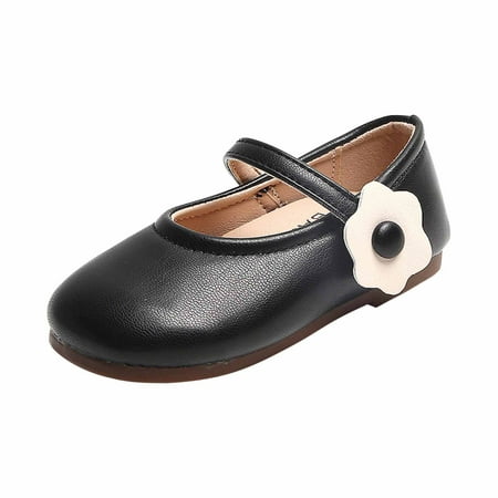 

Binmer Baby Girl Children S Soft-Soled Small Leather Shoes Princess Shoes Thick Bottom Casual Shoes