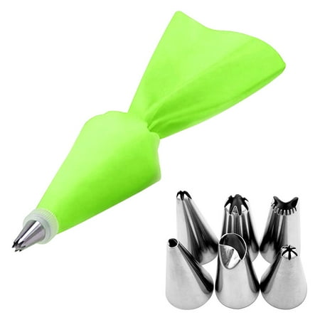 8pcs/set Confectionery Bag With Nozzle Icing Piping Tip Stainless Steel Cake Decorating Pastry Cream Spout For Baking
8pcs/set Confectionery Bag With Nozzle Icing Piping Tip Stainless Steel Cake Decorating Pastry Cream Spout For Baking