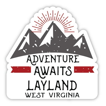 Layland West Virginia Souvenir 4-Inch Magnet Adventure Awaits Design