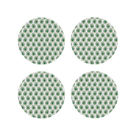 Tideii Peacock Feathers1 for Leather Coasters 4 Pieces Anti-fouling and Anti-scalding Decorative Coasters Suitable for Restaurants Kitchens Coffee Shops-Round Shape
Tideii Peacock Feathers1 for Leather Coasters 4 Pieces Anti-fouling and Anti-scalding Decorative Coasters Suitable for Restaurants Kitchens Coffee Shops-Round Shape