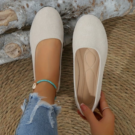 Women s Daily Breathable Comfy Shoes Solid Color Mary Janes Slip On Lightweight Non-slip Soft Knit Minimalist Shoes
Women s Daily Breathable Comfy Shoes Solid Color Mary Janes Slip On Lightweight Non-slip Soft Knit Minimalist Shoes