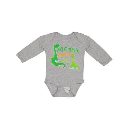Inktastic My Cousin Loves Me Dinosaur Gift Baby Boy or Baby Girl Long Sleeve Bodysuit
Inktastic My Cousin Loves Me Dinosaur Gift Baby Boy or Baby Girl Long Sleeve Bodysuit