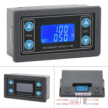 QXKE PWM Signal Generator LCD Display Frequency Duty Ratio Adjustable Square Wave
QXKE PWM Signal Generator LCD Display Frequency Duty Ratio Adjustable Square Wave