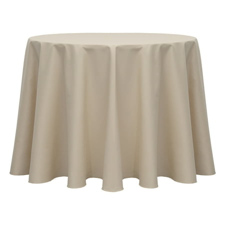 Ultimate Textile (2 Pack) Poly-cotton Twill 114-Inch Round Tablecloth - for Restaurant and Catering Hotel or Home Dining use Beige
Ultimate Textile (2 Pack) Poly-cotton Twill 114-Inch Round Tablecloth - for Restaurant and Catering Hotel or Home Dining use Beige