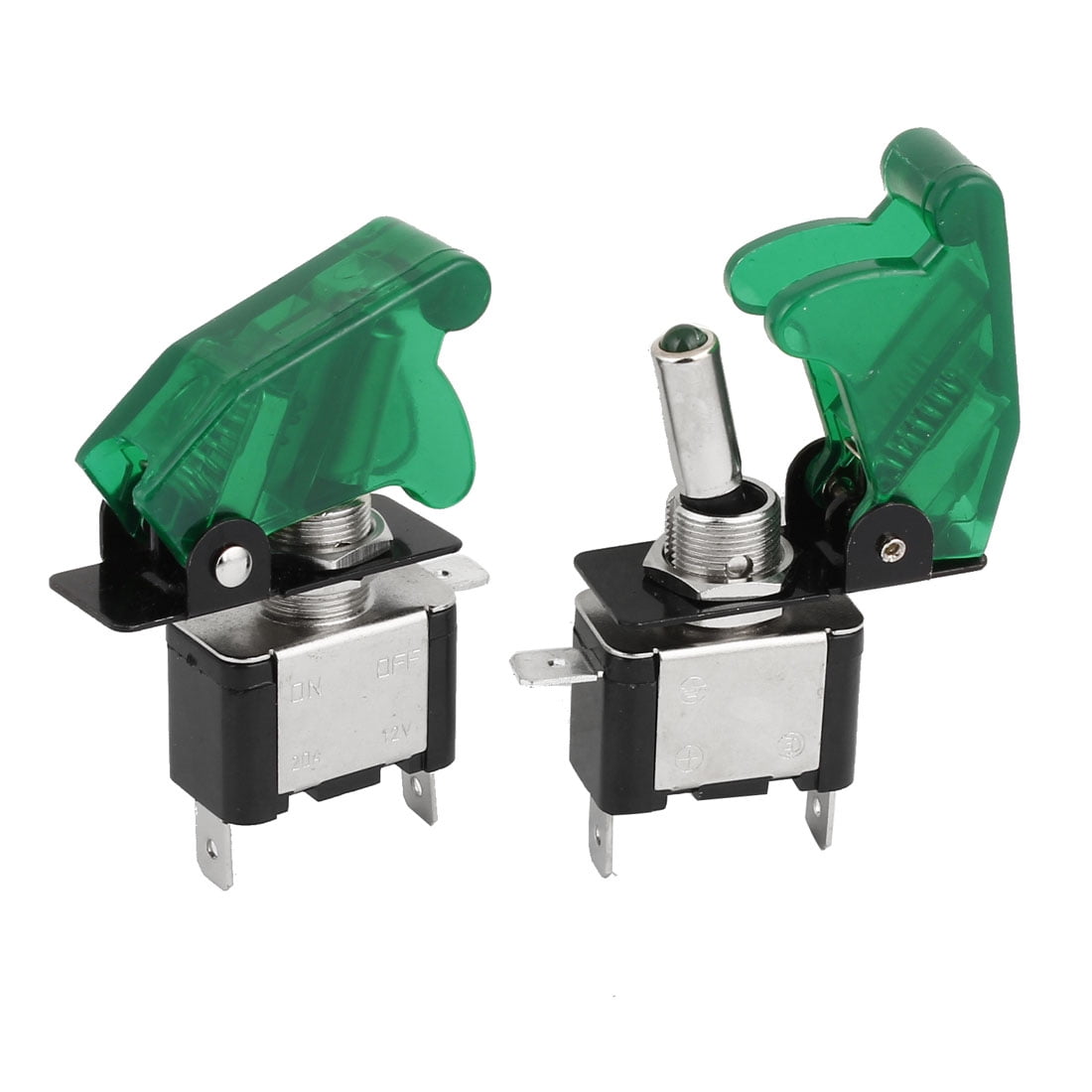 ROCKER SWITCH WINDSHIELD ON//OFF ATV UTV OFF-ROAD PICKUP GREEN LIGHTED