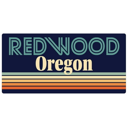 Redwood Oregon 5 x 2.5-Inch Fridge Magnet Retro Design