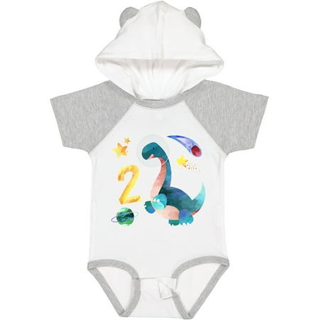 Inktastic Second Birthday Dinosaur Astronaut with Stars and Planet Gift Baby Boy or Baby Girl Bodysuit 
Inktastic Second Birthday Dinosaur Astronaut with Stars and Planet Gift Baby Boy or Baby Girl Bodysuit