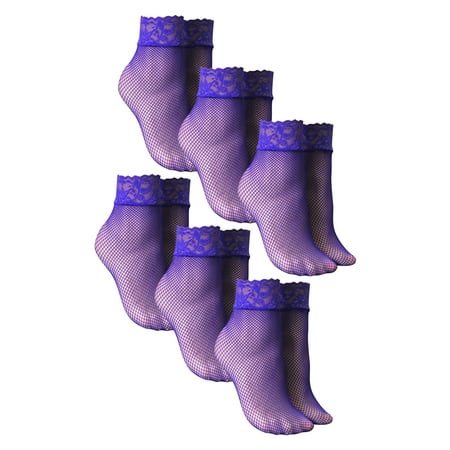 6 Pair Multipack Ladies Fishnet Ankle Socks | Sock Snob | Stylish Designed Short Lace Socks for Women
6 Pair Multipack Ladies Fishnet Ankle Socks | Sock Snob | Stylish Designed Short Lace Socks for Women