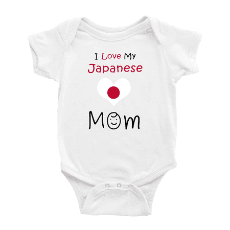 I Love My Japanese Mom Cute Baby Bodysuit Newborn Clothes Outfits (White 3-6 Months)
I Love My Japanese Mom Cute Baby Bodysuit Newborn Clothes Outfits (White 3-6 Months)