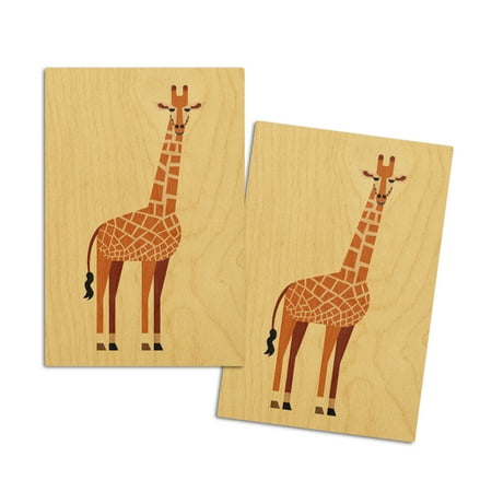 Giraffe Geometric Contour (4x6 Birch Wood Postcards 2-Pack Stationary Rustic Home Wall Decor)
Giraffe Geometric Contour (4x6 Birch Wood Postcards 2-Pack Stationary Rustic Home Wall Decor)