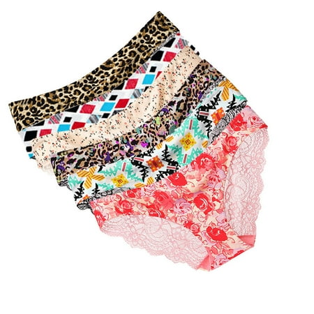 Fhljh 6PC Sexy Women Lace Flowers Low Waist Underwear Panties G-string Lingerie Thongs
Fhljh 6PC Sexy Women Lace Flowers Low Waist Underwear Panties G-string Lingerie Thongs