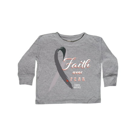 Inktastic Faith Over Fear Diabetes Awareness with Ribbon Gift Toddler Boy or Toddler Girl Long Sleeve T-Shirt
Inktastic Faith Over Fear Diabetes Awareness with Ribbon Gift Toddler Boy or Toddler Girl Long Sleeve T-Shirt