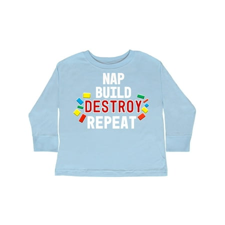 Inktastic Nap Build Destroy Repeat with Colorful Building Blocks Gift Toddler Boy or Toddler Girl Long Sleeve T-Shirt
Inktastic Nap Build Destroy Repeat with Colorful Building Blocks Gift Toddler Boy or Toddler Girl Long Sleeve T-Shirt