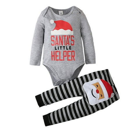 Ozmmyan Christmas Toddler Clothes Boys Spring And Autumn Christmas Santa Long Sleeve Romper Two-piece Children s Wear on Clearance
Ozmmyan Christmas Toddler Clothes Boys Spring And Autumn Christmas Santa Long Sleeve Romper Two-piece Children s Wear on Clearance