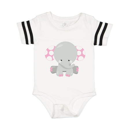 Inktastic Cute Elephant Little Elephant - Pink Gray Gift Baby Girl Bodysuit 
Inktastic Cute Elephant Little Elephant - Pink Gray Gift Baby Girl Bodysuit