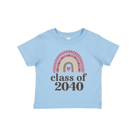 Inktastic Class of 2040 Boho Rainbow Gift Toddler Toddler Girl T-Shirt