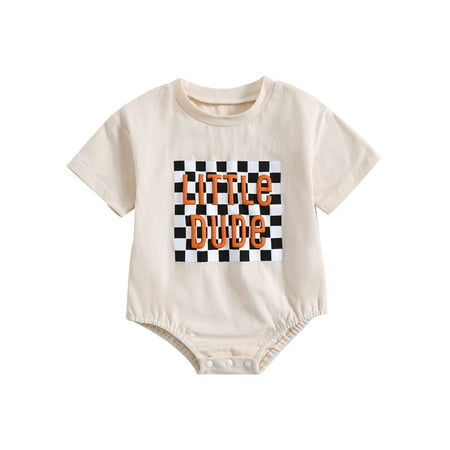 Wassery Infant Baby Boys Romper Checkerboard Letter Print Short Sleeve Crew Neck Jumpsuits 3 6 12 18 24 Months Summer Casual Bodysuits
Wassery Infant Baby Boys Romper Checkerboard Letter Print Short Sleeve Crew Neck Jumpsuits 3 6 12 18 24 Months Summer Casual Bodysuits