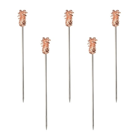 Uxcell Metal Cocktail Toothpicks Pineapple Drink Picks Cocktail Skewers 5Pack(Rose Gold)
Uxcell Metal Cocktail Toothpicks Pineapple Drink Picks Cocktail Skewers 5Pack(Rose Gold)