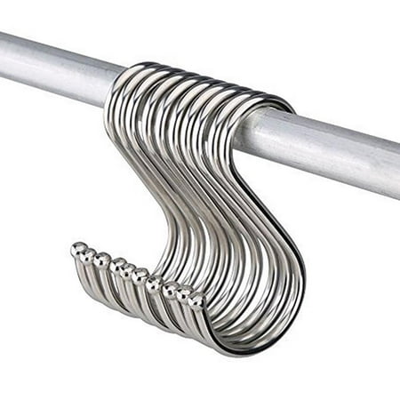 Stainless Steel S Shape Hook Kitchen Bedroom Multifunctional Handrail S Hanger Hook Clasp Holder Hook Hanger Storage Tool 10pcs
Stainless Steel S Shape Hook Kitchen Bedroom Multifunctional Handrail S Hanger Hook Clasp Holder Hook Hanger Storage Tool 10pcs