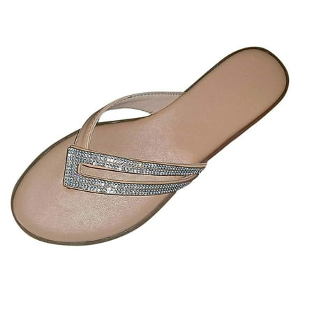 JINMGG Womens Slippers Plus Clearance Womens Glitter Bling Fancy Slide Flat Low Wedge Casual Fashion Sandals Shoes Beige 40
JINMGG Womens Slippers Plus Clearance Womens Glitter Bling Fancy Slide Flat Low Wedge Casual Fashion Sandals Shoes Beige 40