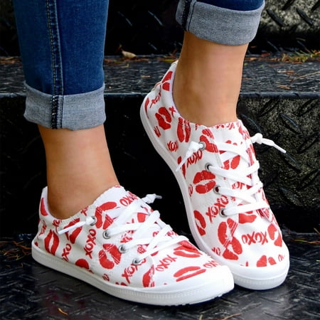 Women Shoes Casual Valentine Day Love Printing Sports Shoes Canvas Fashion Casual Shoes
Women Shoes Casual Valentine Day Love Printing Sports Shoes Canvas Fashion Casual Shoes
