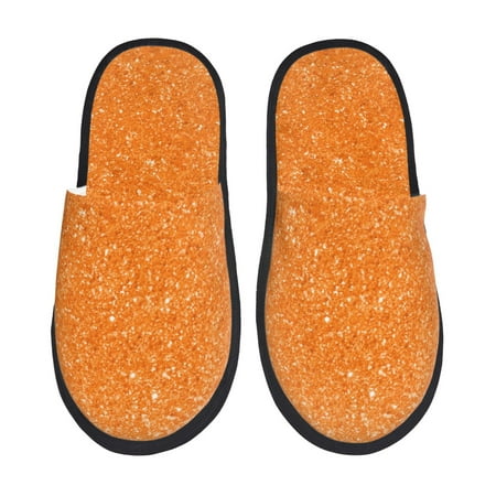 Tideii Orange Glitter2 for Home Indoor Cotton Slippers Autumn and Winter EVA Plush Slippers Household Supplies Unisex-Large
Tideii Orange Glitter2 for Home Indoor Cotton Slippers Autumn and Winter EVA Plush Slippers Household Supplies Unisex-Large
