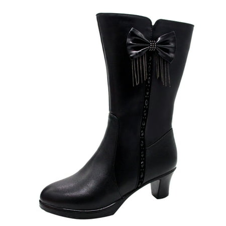 Toe Retro Winter Color Warm Keep Round Booties Middle Heels Women Shoes Solid High Zipper Bow Women s Boots
Toe Retro Winter Color Warm Keep Round Booties Middle Heels Women Shoes Solid High Zipper Bow Women s Boots