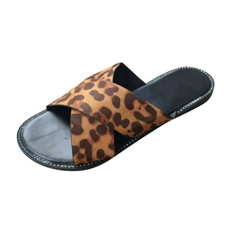 Hvyes Vintage Cross Bands Leopard Sandals Women Fashion Summer Casual Slippers Flatform Slides Shoes
Hvyes Vintage Cross Bands Leopard Sandals Women Fashion Summer Casual Slippers Flatform Slides Shoes