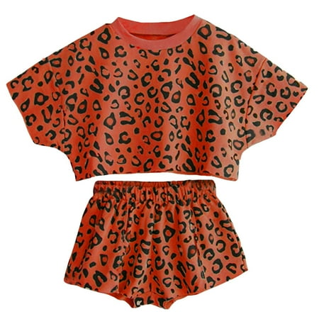 Kids Baby Girls Leopard Print Summer Clothes Set T-Shirt and Short Pants Summer Outfits 0-5T
Kids Baby Girls Leopard Print Summer Clothes Set T-Shirt and Short Pants Summer Outfits 0-5T