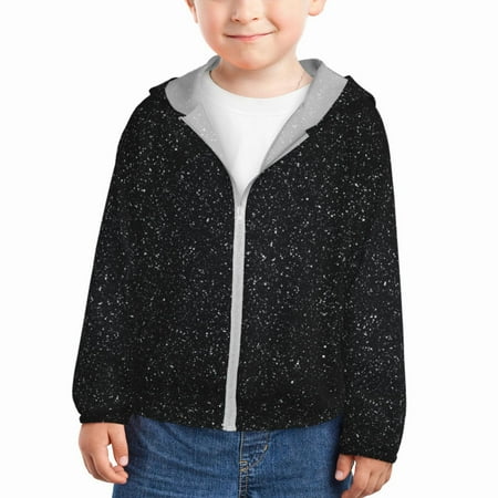 Lukts Black Glitter Print Children s Long-Sleeved Sun Protection Clothing Hooded Sweatshirts for Boys and Girls Outdoor Sports-3 Years
Lukts Black Glitter Print Children s Long-Sleeved Sun Protection Clothing Hooded Sweatshirts for Boys and Girls Outdoor Sports-3 Years