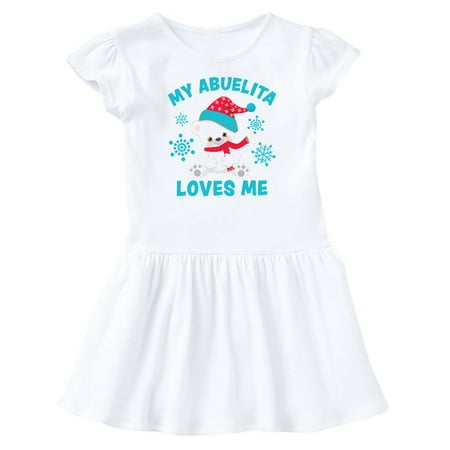 Inktastic Polar Bear My Abuelita Loves Me in Santa Hat with Snowflakes Gift Baby Girl Dress
Inktastic Polar Bear My Abuelita Loves Me in Santa Hat with Snowflakes Gift Baby Girl Dress