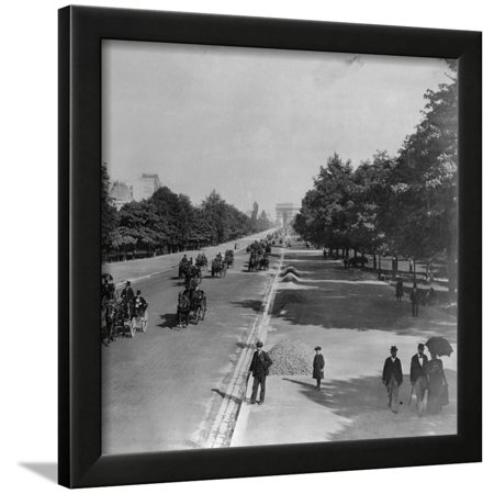 Famous Bois De Boulogne Framed Print Wall Art