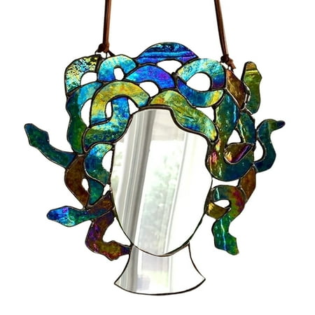 WOCLEILIY Medusass Stained Glass Suncatcher Mirror Colorful Acrylic Decorative Pendant Queenss Medusass Decorative Reflective Pendant
WOCLEILIY Medusass Stained Glass Suncatcher Mirror Colorful Acrylic Decorative Pendant Queenss Medusass Decorative Reflective Pendant